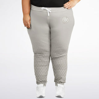 Womens Plus-size Jogger - Jade White - Synergetic Heroes