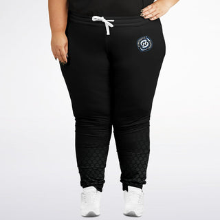 Womens Plus-size Jogger - Obsidian Black - Synergetic Heroes