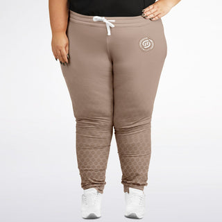 Womens Plus-size Jogger - Taupe Stone - Synergetic Heroes