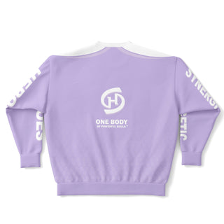 Womens Athletic Plus-size Sweatshirt - Lavender Mist