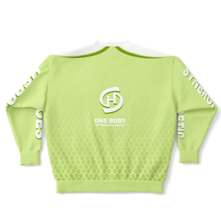 Womens Athletic Plus-size Sweatshirt - Harmony Green