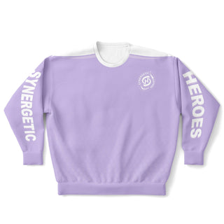 Womens Athletic Plus-size Sweatshirt - Lavender Mist