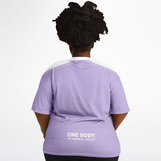 Womens Plus-size T-Shirt - Lavender Mist - Synergetic Heroes