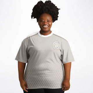 Womens Plus-size T-Shirt - Jade White - Synergetic Heroes