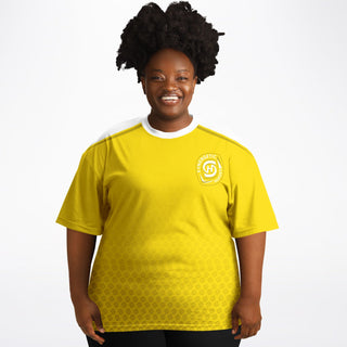 Womens Plus-size T-Shirt - Yellow Sun - Synergetic Heroes