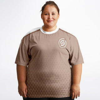 Womens Plus-size T-Shirt - Taupe Stone - Synergetic Heroes