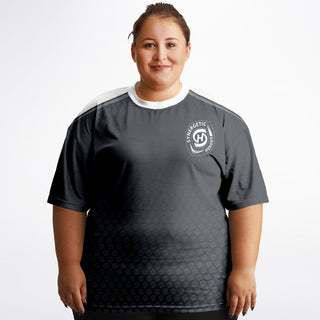 Womens Plus-size T-Shirt -Shadow Gray - Synergetic Heroes