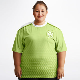 Womens Plus-size T-Shirt - Harmony Green - Synergetic Heroes