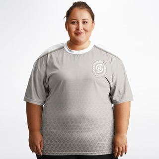 Womens Plus-size T-Shirt - Jade White - Synergetic Heroes