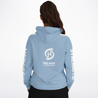 Womens Hoodie - Angel Blue - Synergetic Heroes