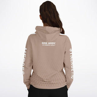 Womens Hoodie - Taupe Stone