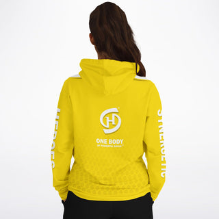 Womens Hoodie - Yellow Sun - Synergetic Heroes