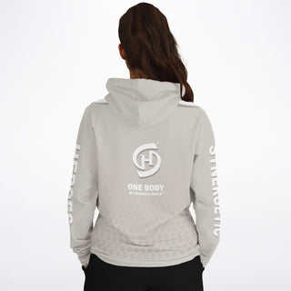 Womens Hoodie - Jade White - Synergetic Heroes