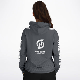 Womens Hoodie - Shadow Gray - Synergetic Heroes