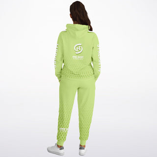 Womens Lettered Hoodie & Jogger - Harmony Green - Synergetic Heroes