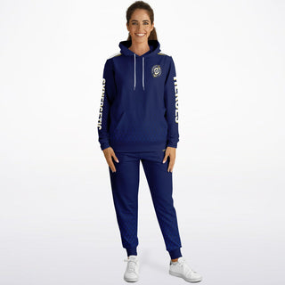 Womens Hoodie & Jogger - Midnight Blue - Synergetic Heroes