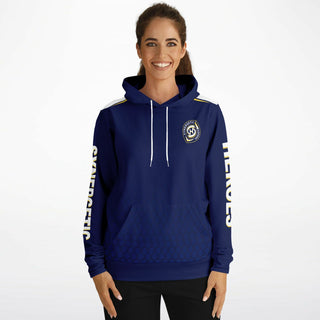 Womens Hoodie - Midnight Blue - Synergetic Heroes