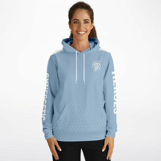 Womens Hoodie - Angel Blue - Synergetic Heroes