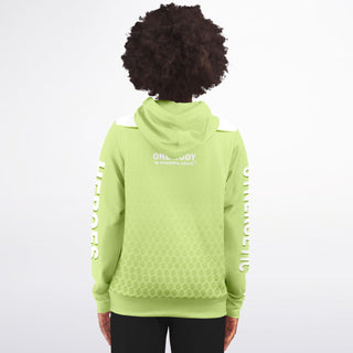 Womens Zip-Up Hoodie - Harmony Green