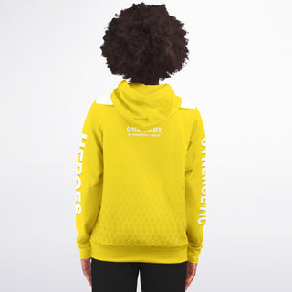 Womens Zip-Up Hoodie - Yellow Sun