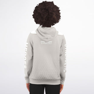 Womens Zip-Up Hoodie - Jade White