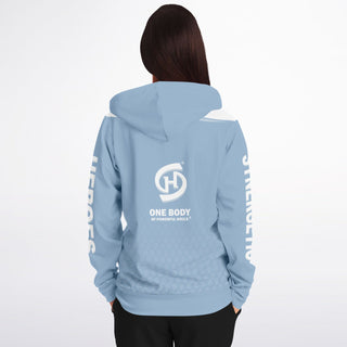 Womens Zip-Up Hoodie - Angel Blue - Synergetic Heroes