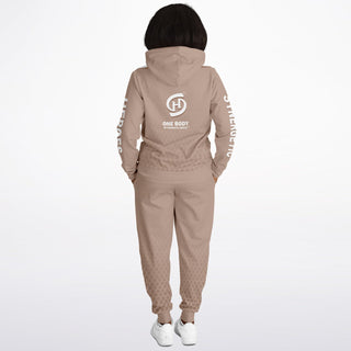 Womens Hoodie & Jogger - Taupe Stone - Synergetic Heroes