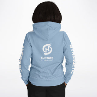 Womens Hoodie - Angel Blue - Synergetic Heroes