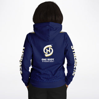 Womens Hoodie - Midnight Blue - Synergetic Heroes