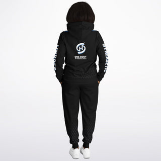 Womens Hoodie & Jogger - Obsidian Black - Synergetic Heroes