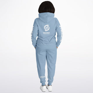 Womens Lettered Hoodie & Jogger - Angel Blue - Synergetic Heroes