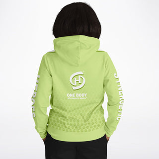 Womens Hoodie - Harmony Green - Synergetic Heroes