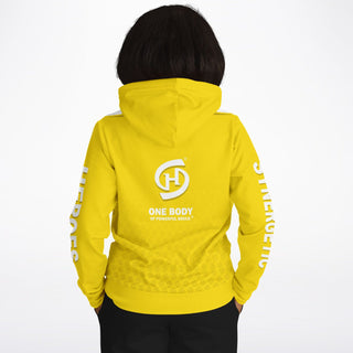 Womens Hoodie - Yellow Sun - Synergetic Heroes