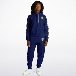 Womens Hoodie & Jogger - Midnight Blue - Synergetic Heroes