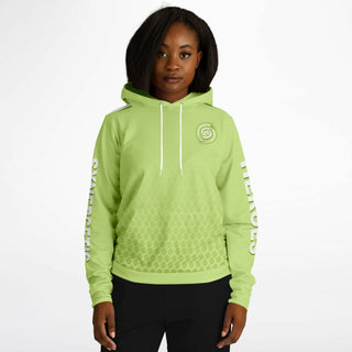 Womens Hoodie - Harmony Green - Synergetic Heroes