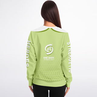 Womens Athletic Sweatshirt - Harmony Green