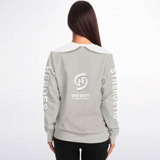 Womens Athletic Sweatshirt - Jade White