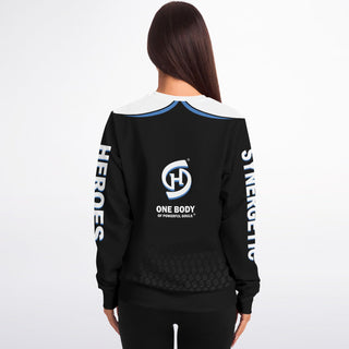 Womens Athletic Sweatshirt - Obsidian Black