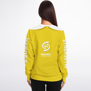 Womens Athletic Sweatshirt - Yellow Sun