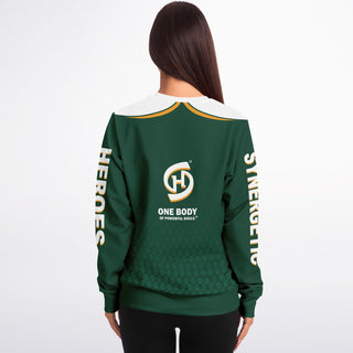 Womens Athletic Sweatshirt - Emerald Green