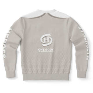 Womens Athletic Sweatshirt - Jade White