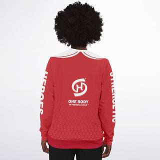 Womens Athletic Sweatshirt - Fire Red