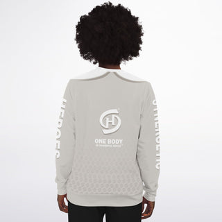 Womens Athletic Sweatshirt - Jade White