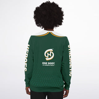 Womens Athletic Sweatshirt - Emerald Green