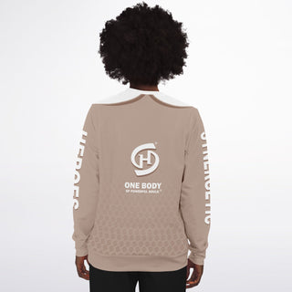 Womens Athletic Sweatshirt - Taupe Stone