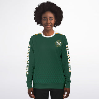 Womens Athletic Sweatshirt - Emerald Green