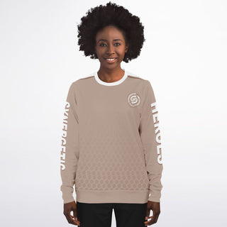 Womens Athletic Sweatshirt - Taupe Stone