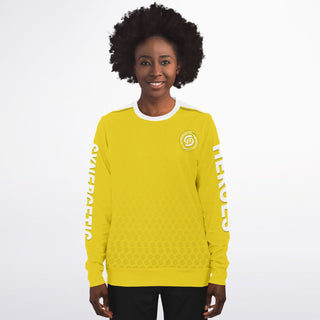 Womens Athletic Sweatshirt - Yellow Sun