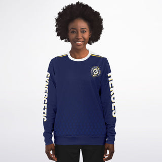 Womens Athletic Sweatshirt - Midnight Blue