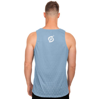 Mens Tank Top - Angel Blue - Synergetic Heroes